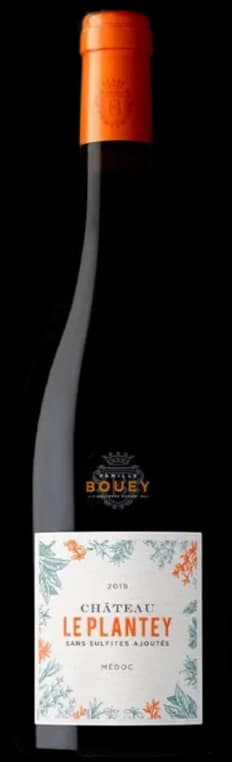 Château Le Plantey Sans Sulfites Médoc 2020 - 750ml – Maison Bouey
