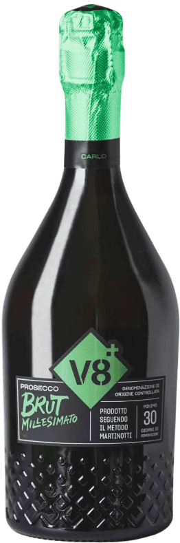 V8+ Prosecco DOC Brut Millesimato 2022 - Carlo - 750ml from V8+ (Grupo Valdo Spumanti) - Buy online