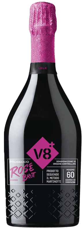 V8+ Prosecco DOC Brut Rosé Millesimato 2022 - Lele - 750ml from V8+ (Grupo Valdo Spumanti) - Buy online